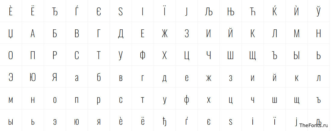 скачать шрифт Oswald ExtraLight